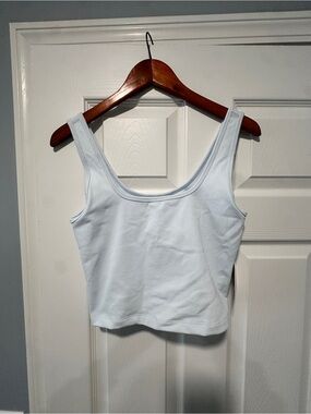 Beyond Yoga Light Blue Crop Tank Top